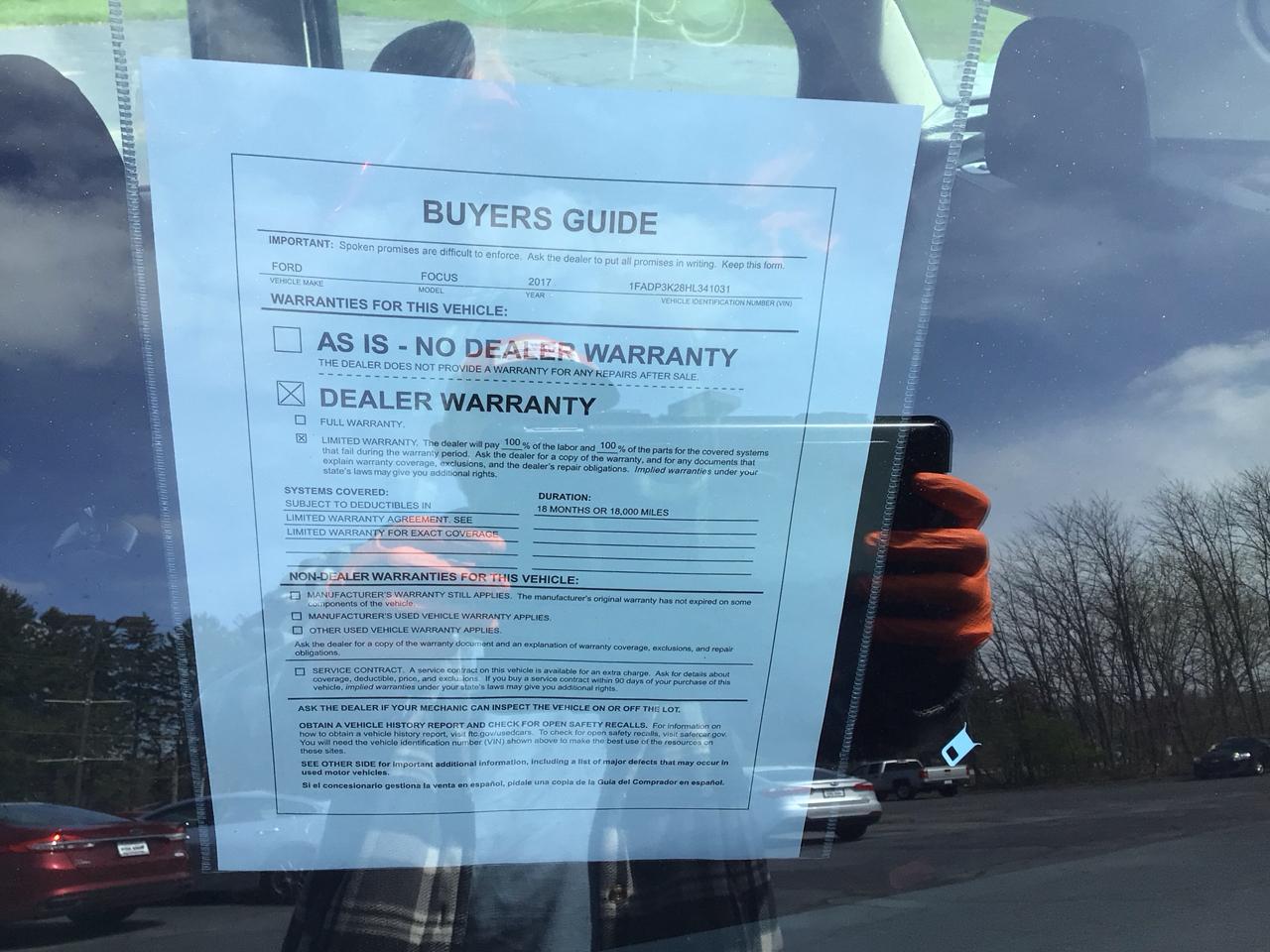 Ford Focus SE Hatch 2017