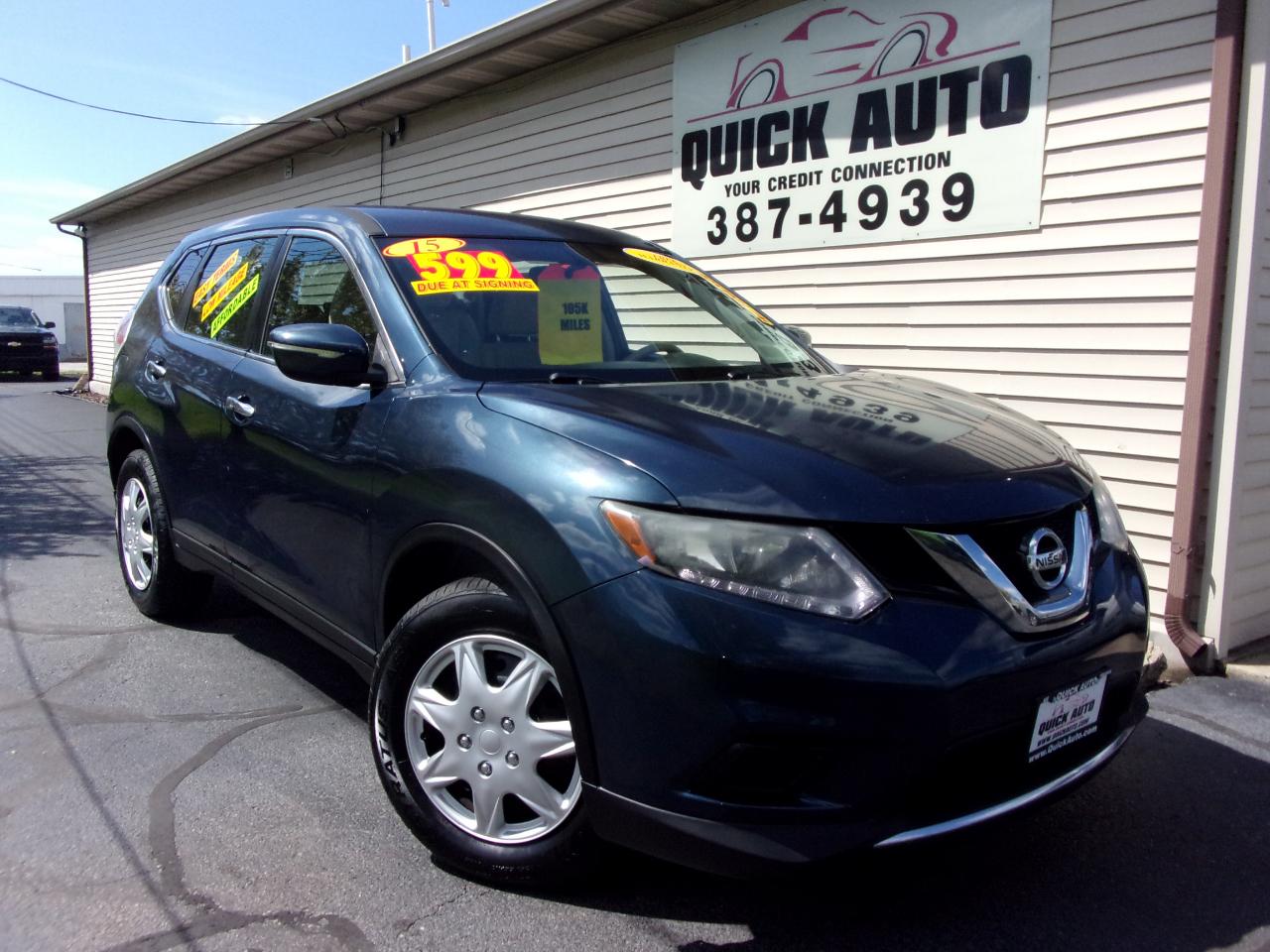 Nissan Rogue FWD 4dr S 2015