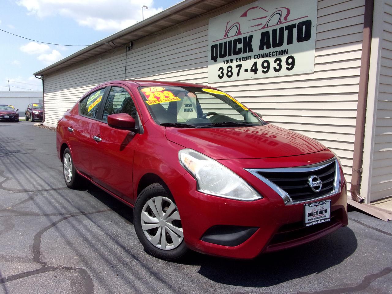 2015 Nissan Versa 4dr Sdn CVT 1.6 SV