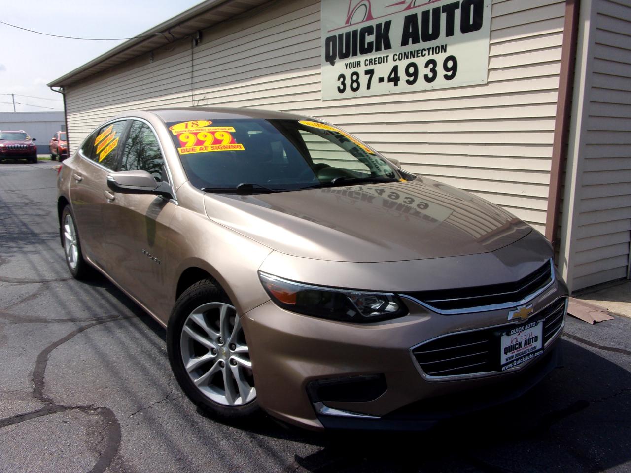 Chevrolet Malibu 4dr Sdn LT w/1LT 2018