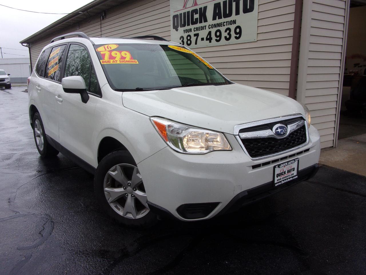 Subaru Forester 4dr CVT 2.5i Premium PZEV 2016