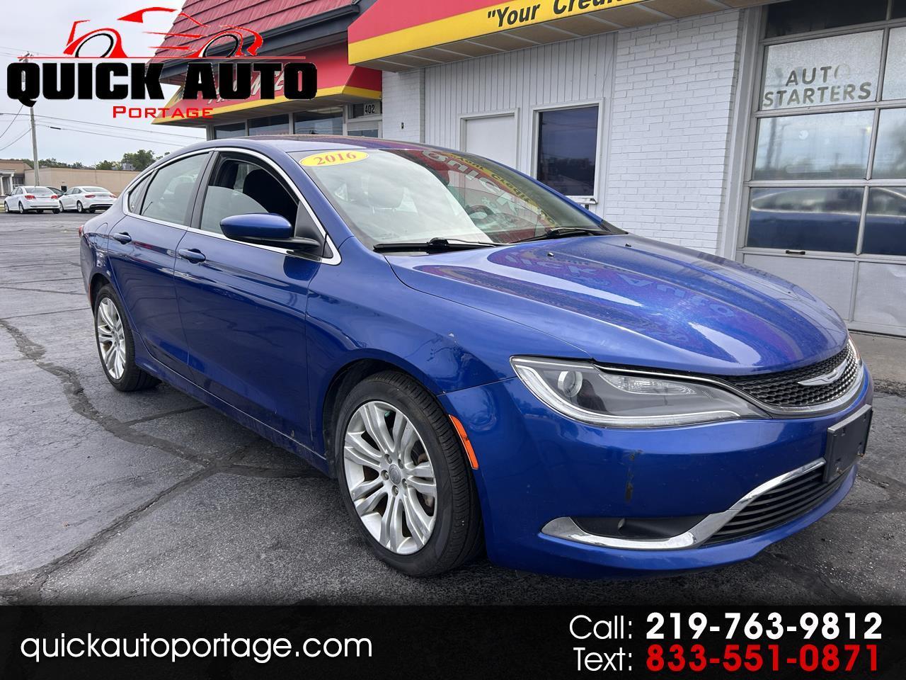 2016 Chrysler 200 4dr Sdn Limited FWD