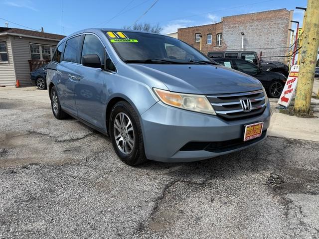 Blue 2011 Honda Odyssey EX FWD Minivan Front-Wheel Drive 5-Speed Automatic
