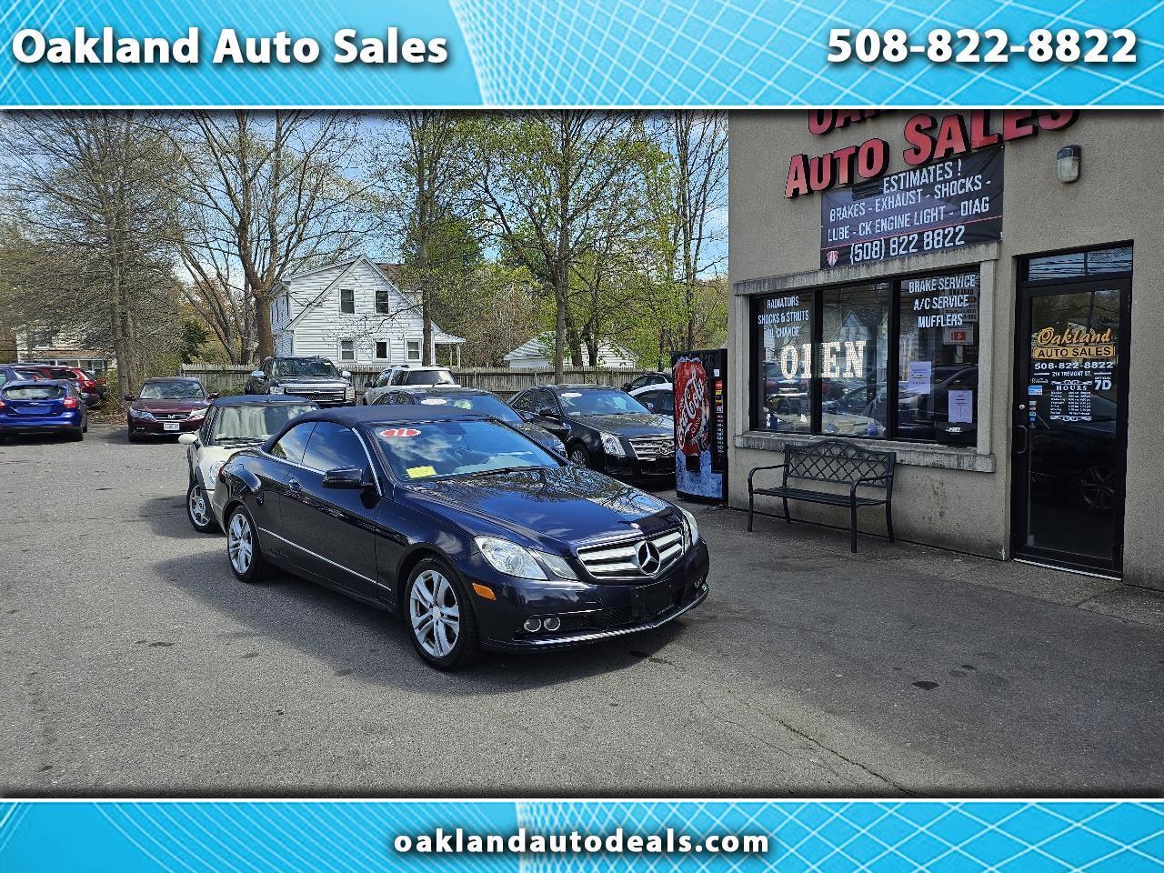 2011 Mercedes-Benz E-Class E350 Cabriolet