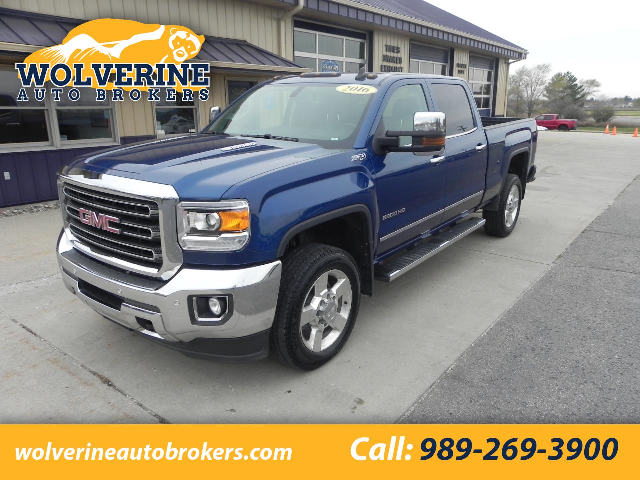 Used 2016 GMC Sierra 3500HD SLT Crew Cab 4WD for Sale in Bad Axe MI 48413 Wolverine Auto Brokers Inc