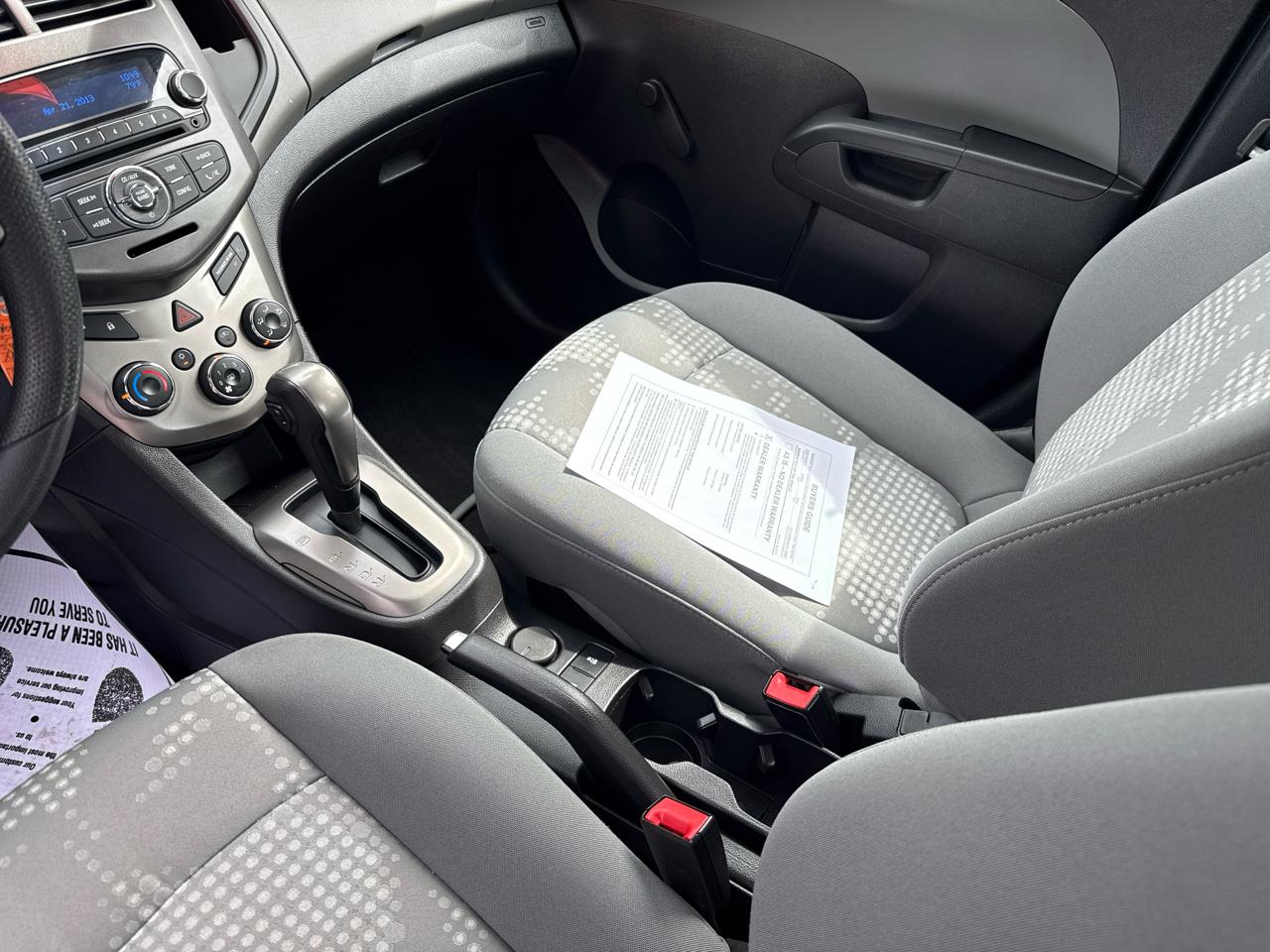 Chevrolet Sonic 4dr Sdn LS 2LS 2012
