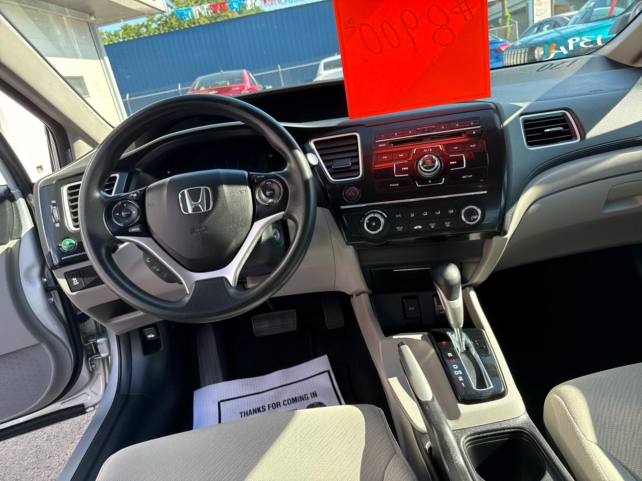 Honda Civic Sdn 4dr Auto LX 2013
