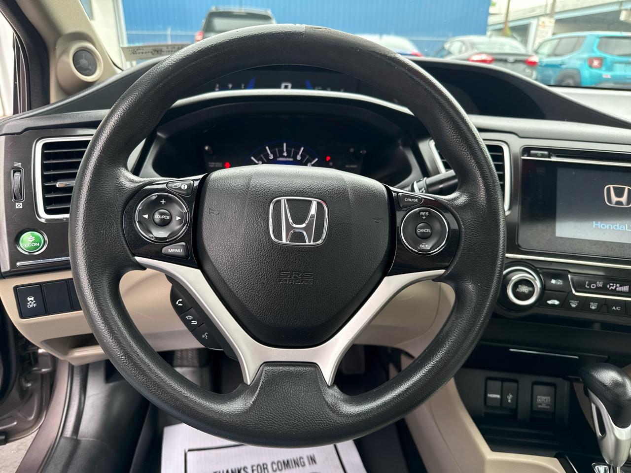 Honda Civic Sedan 4dr CVT EX 2015