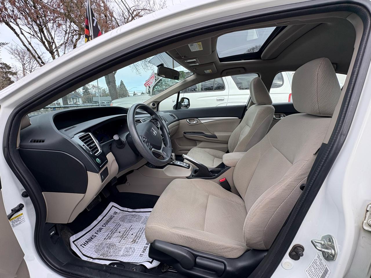 Honda Civic EX Sedan 5-Speed AT 2013