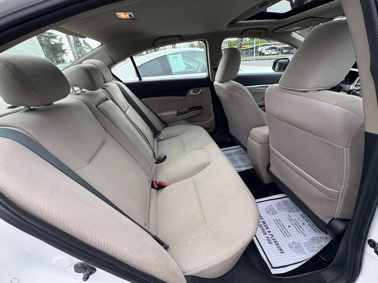 Honda Civic EX Sedan 5-Speed AT 2013