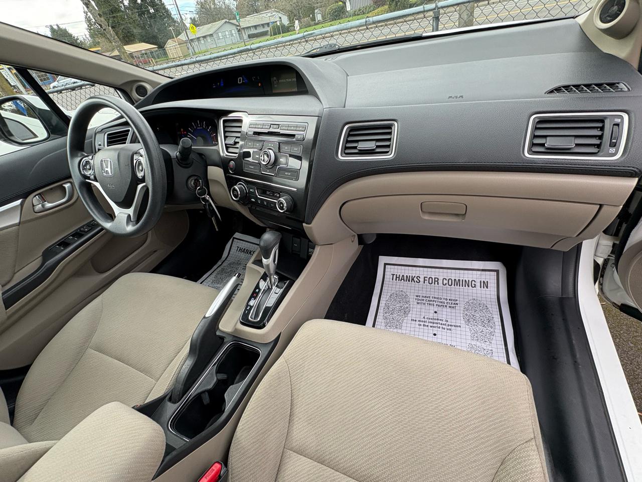 Honda Civic EX Sedan 5-Speed AT 2013