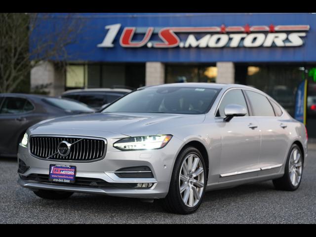 Silver 2018 Volvo S90 Sedan All-Wheel Drive 8-Speed Automatic