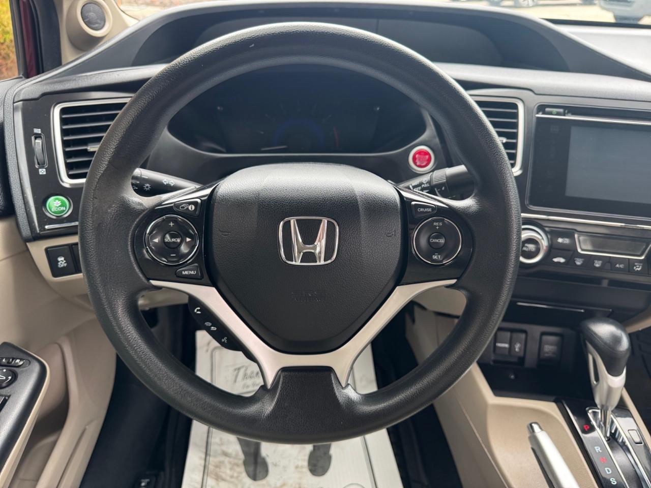 Honda Civic Sedan 4dr CVT EX 2015