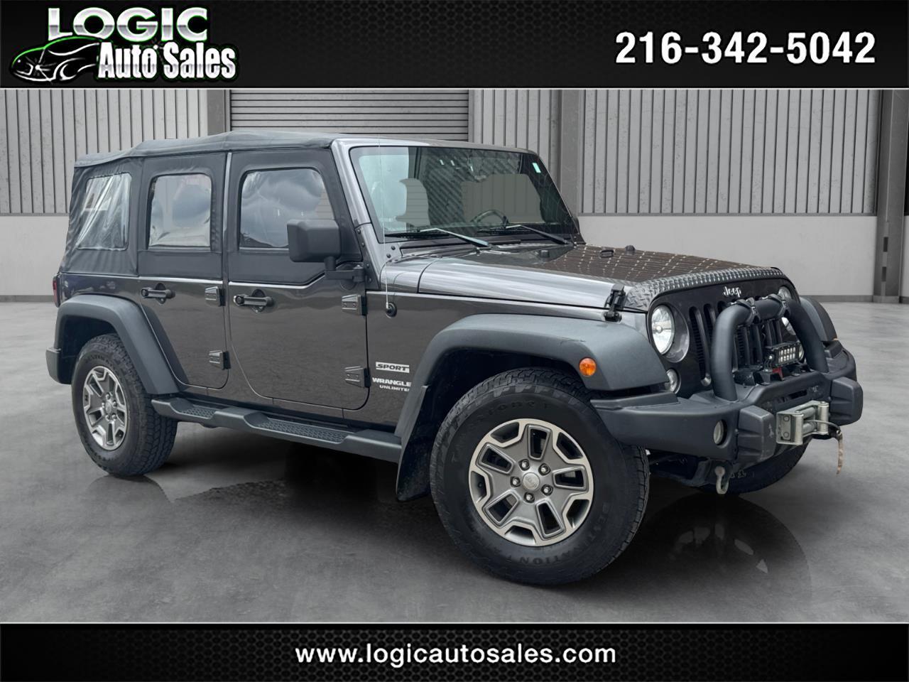 2016 Jeep Wrangler Unlimited 4WD 4dr Sport