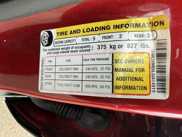 Ford Escape SEL 4WD 2018