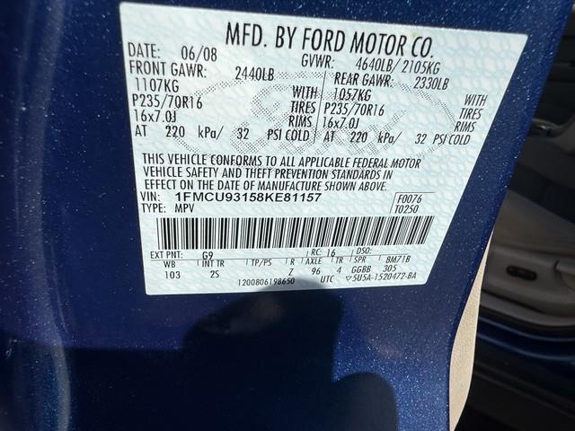 Ford Escape XLT 4WD V6 2008