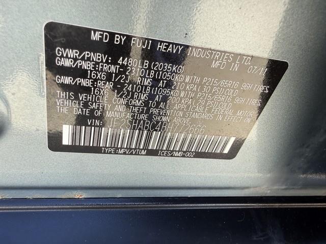 Subaru Forester 2.5X Touring 2011