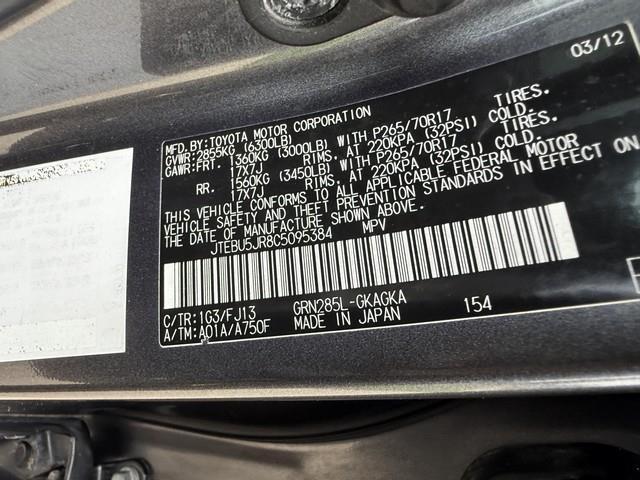 Toyota 4Runner SR5 4WD 2012