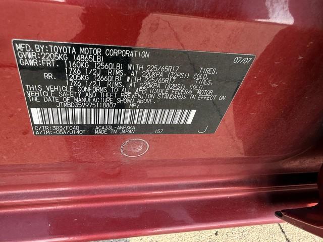 Toyota RAV4 Base I4 4WD with 3rd Row 2007