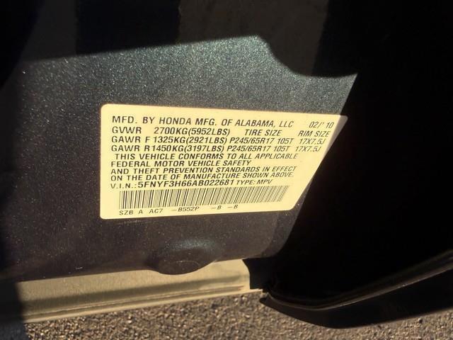 Honda Pilot EX-L 2WD 5-Spd AT with DVD 2010