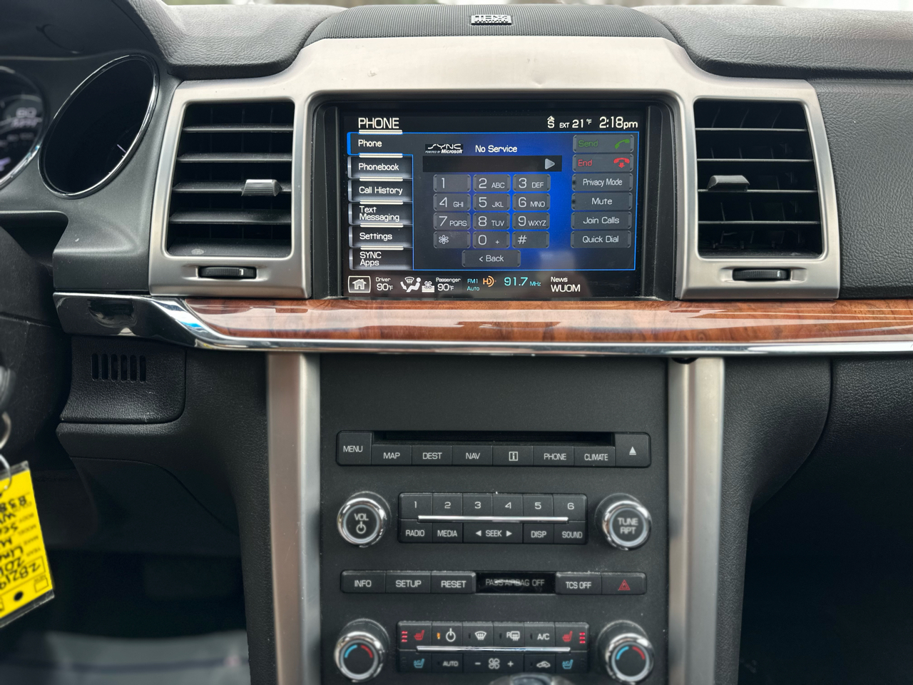 Lincoln MKZ 4dr Sdn FWD 2012