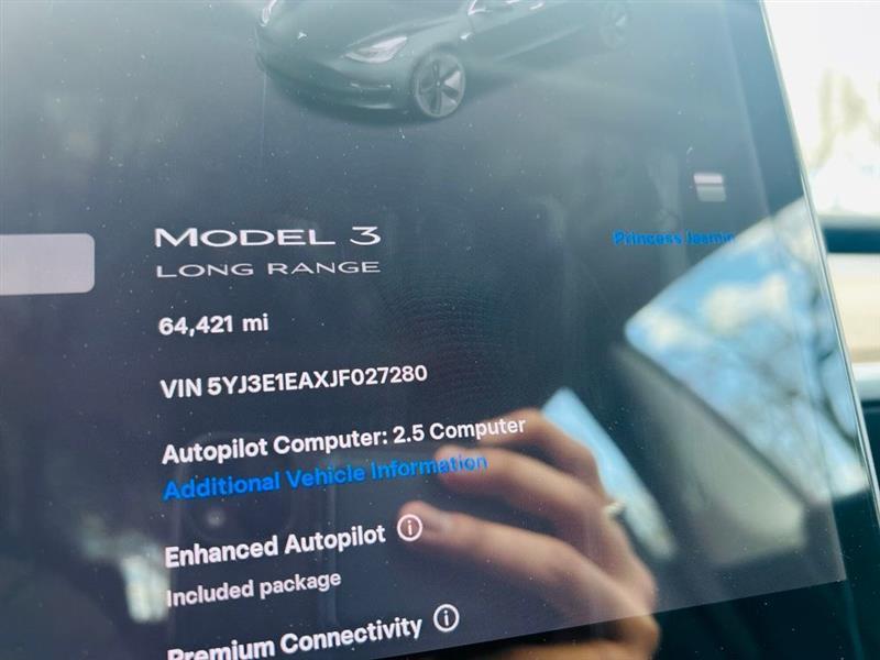 Tesla Model 3 Mid Range Battery RWD 2018