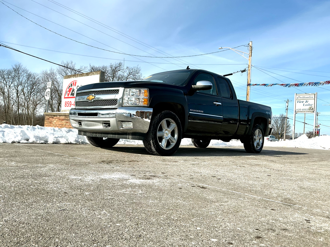 Chevrolet Silverado 1500 4WD Ext Cab 143.5" LT 2013