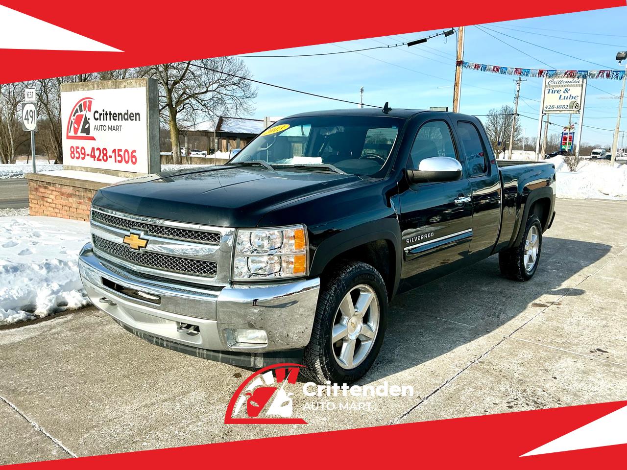 2013 Chevrolet Silverado 1500 4WD Ext Cab 143.5" LT