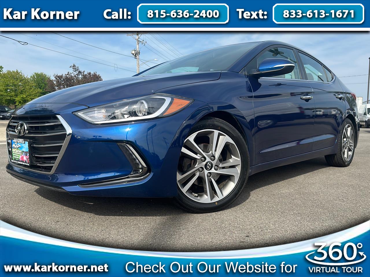 Used 2017 Hyundai Elantra Limited 2.0L Auto (Alabama) *Ltd Avail* for