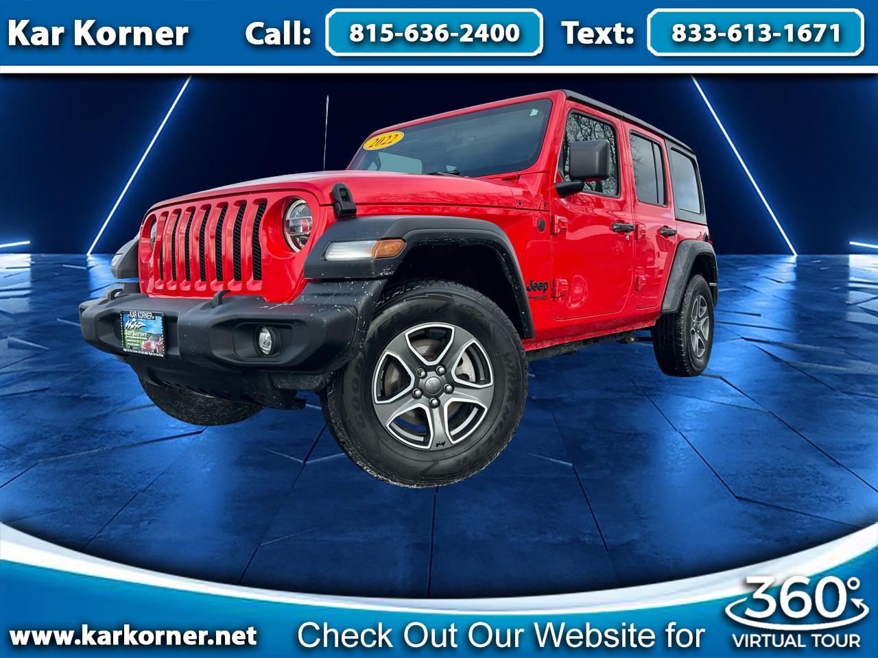 2022 Jeep Wrangler Unlimited Sport S 4x4