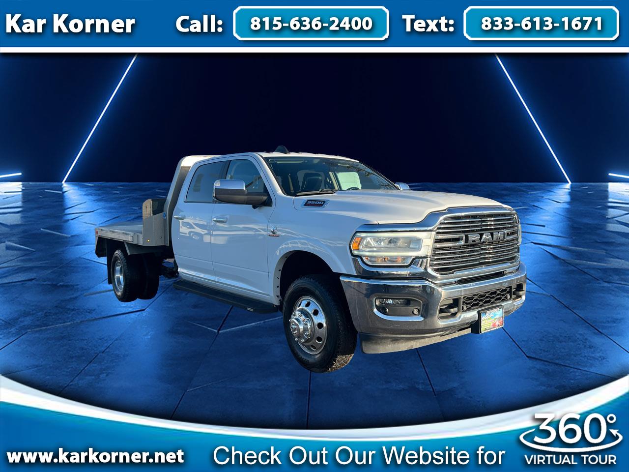 2019 RAM 3500 Laramie 4x4 Crew Cab 8' Box