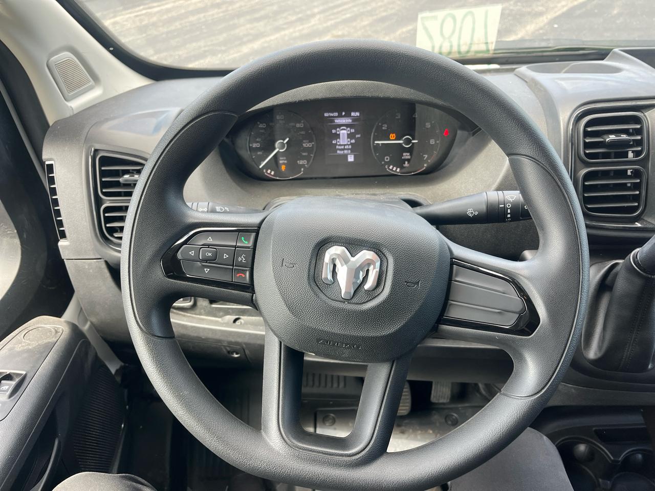 RAM ProMaster Cargo Van Tradesman 2500 High Roof 159" WB w/Pass Seat 2024