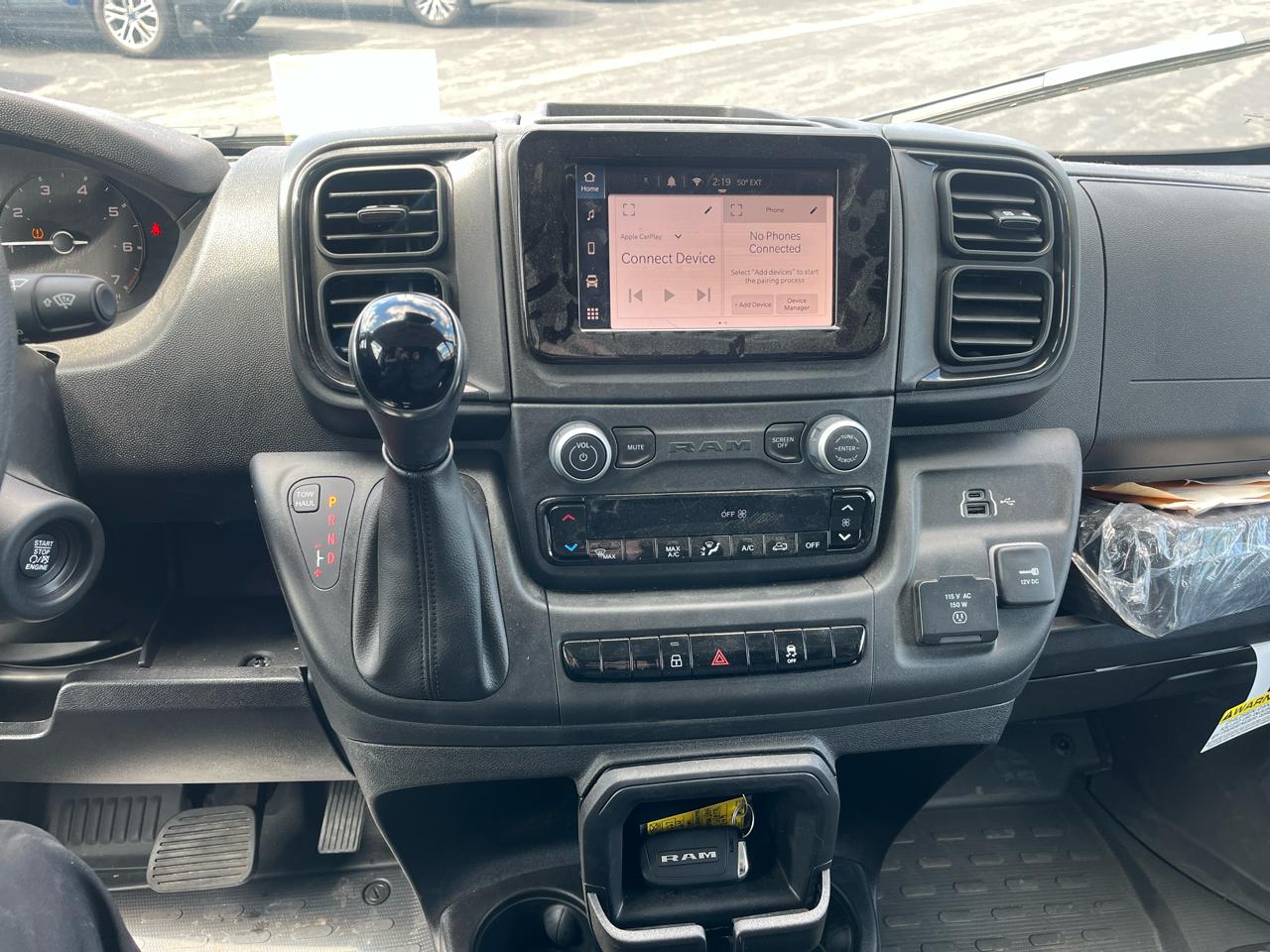 RAM ProMaster Cargo Van Tradesman 2500 High Roof 159" WB w/Pass Seat 2024