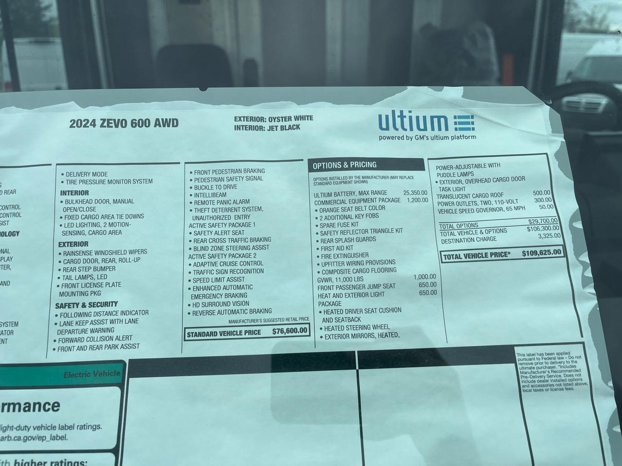 BrightDrop Zevo 600 eAWD 600 2024