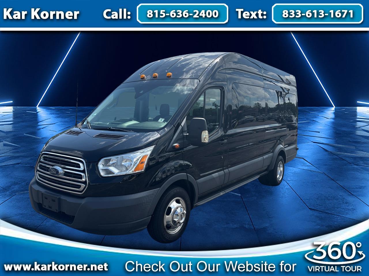 Ford Transit Passenger Wagon T-350 148" EL High Roof XLT Sliding RH Dr DRW 2018