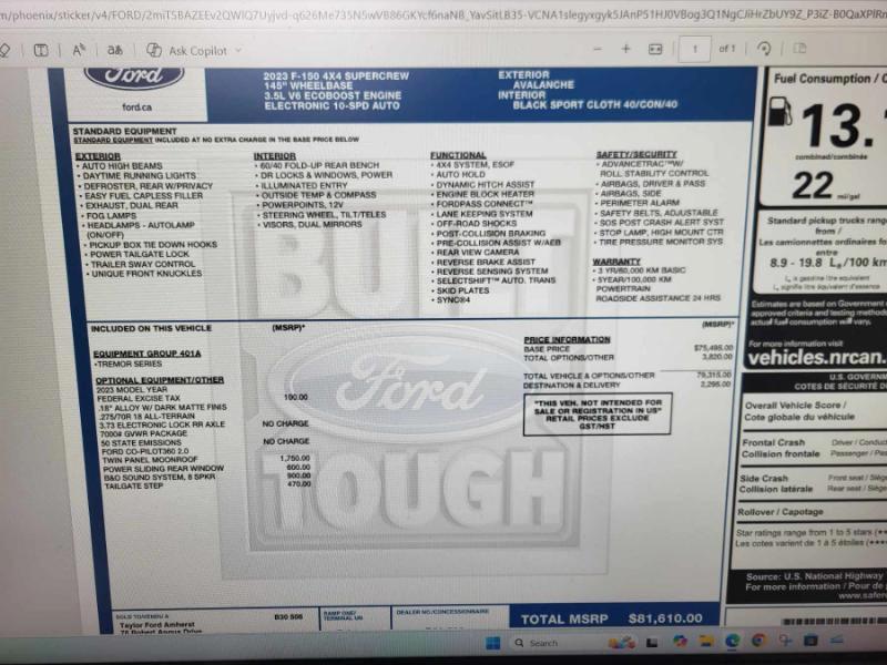 Ford F-150  2023