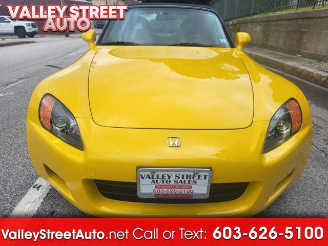 Spa Yellow Pearl 2001 Honda S2000 Convertible Rear-Wheel Drive 6-Speed Manual