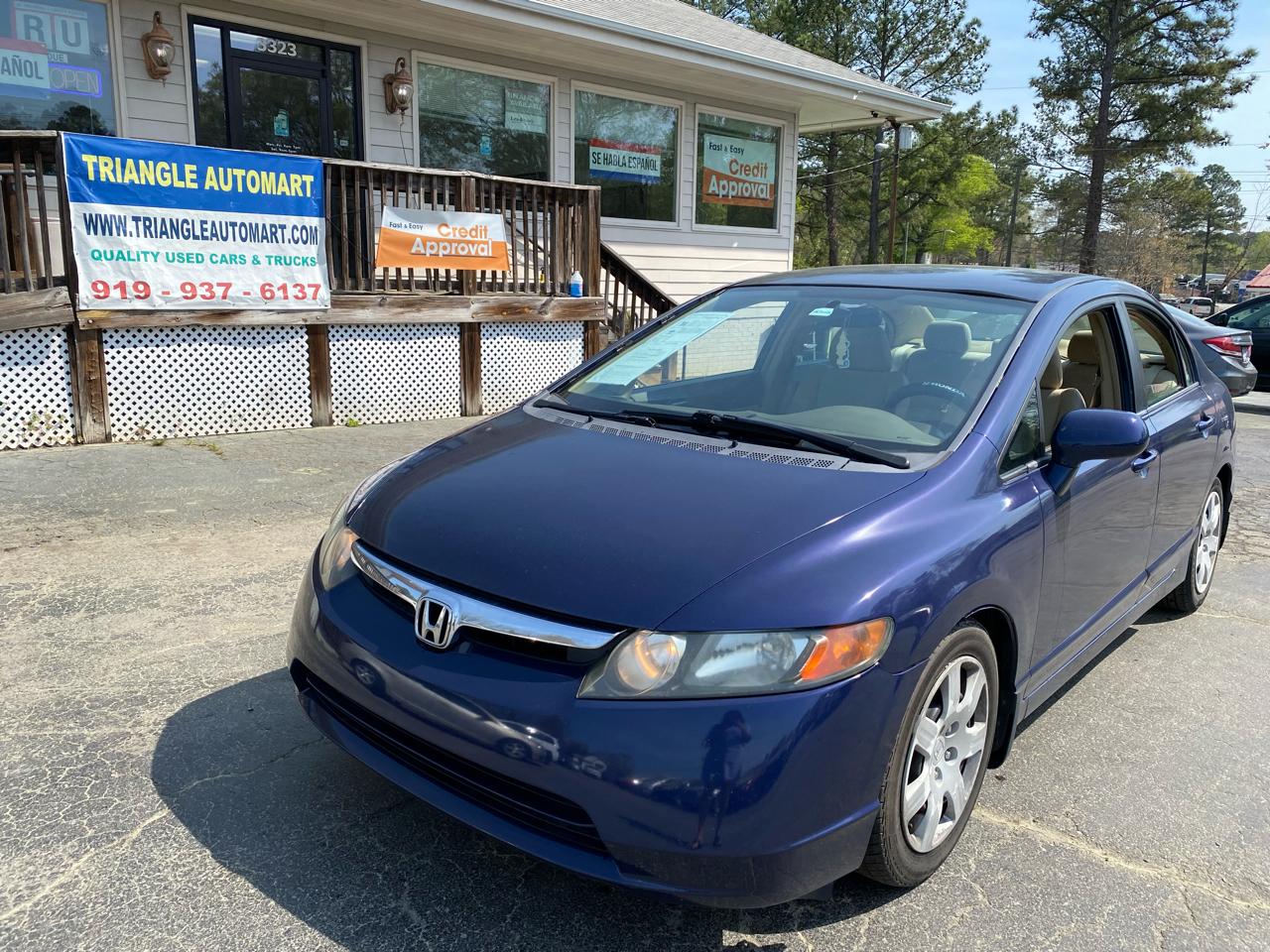 2006 Honda Civic 4dr Sdn LX "A" Auto w/Air, ABS