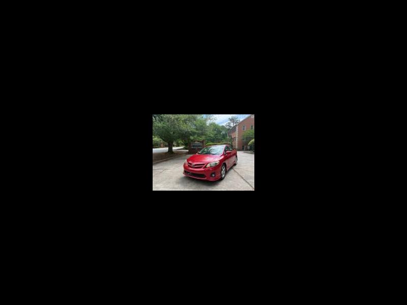 Red 2011 Toyota Corolla Sedan Front-Wheel Drive Automatic