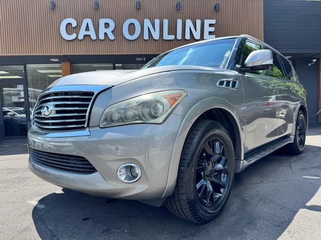 Gray 2012 INFINITI QX56 SUV / Crossover Four-Wheel Drive Automatic