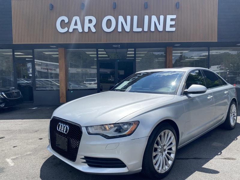 Silver 2013 Audi A6 Sedan Front-Wheel Drive Automatic