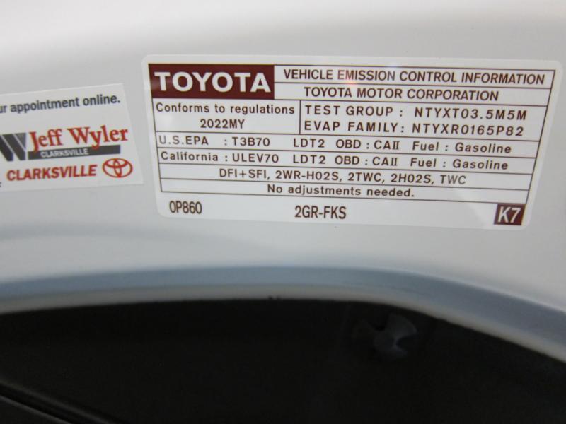Toyota Highlander XLE Nav AWD V6 2022