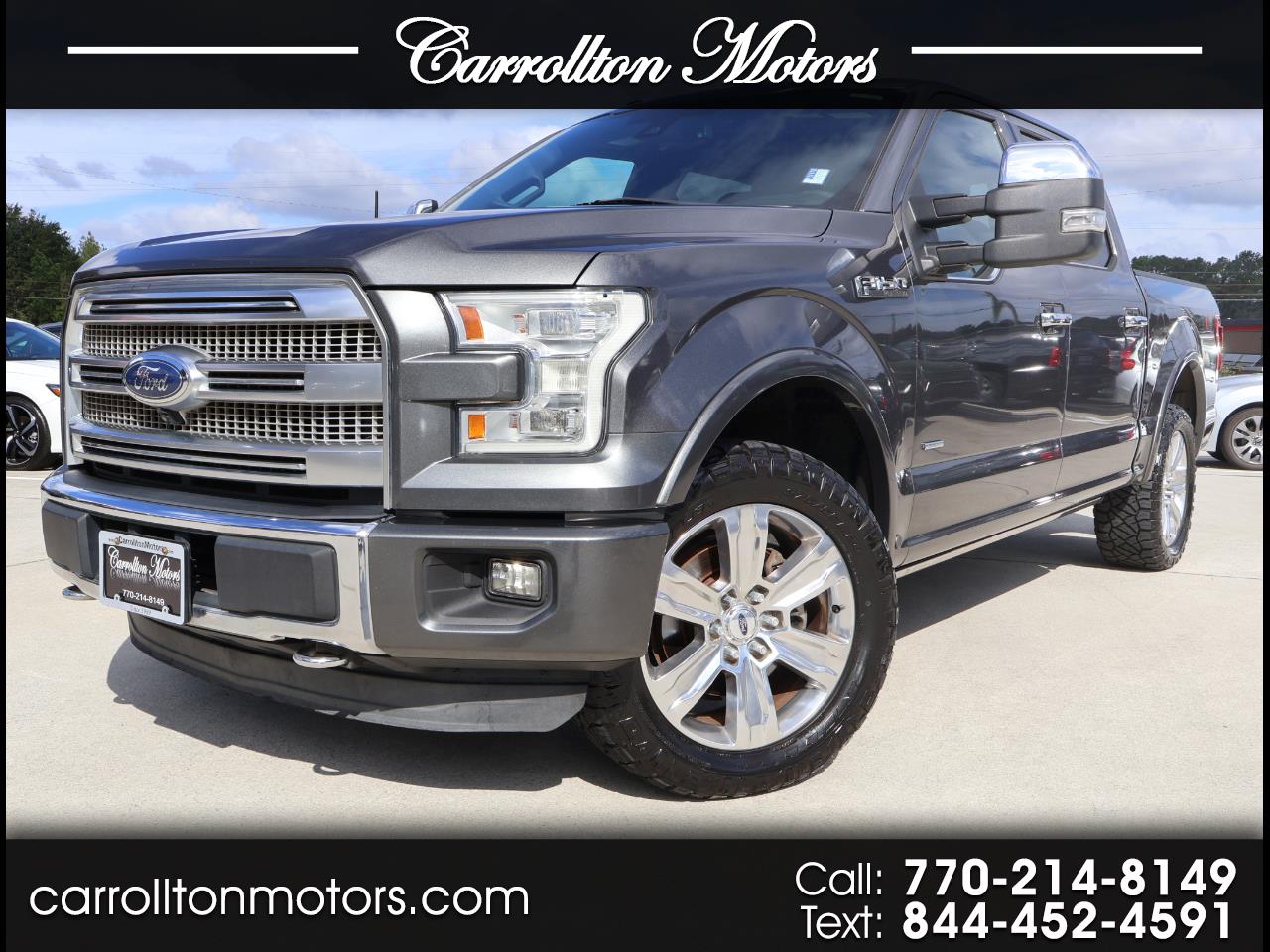 2015 Ford F-150 Platinum SuperCrew 5.5-ft. Bed 4WD