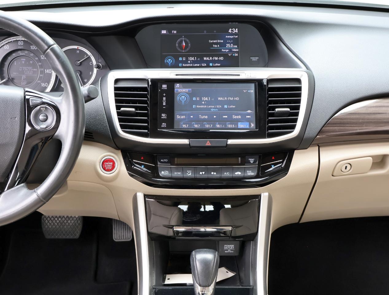 Honda Accord EX-L Sedan CVT 2016