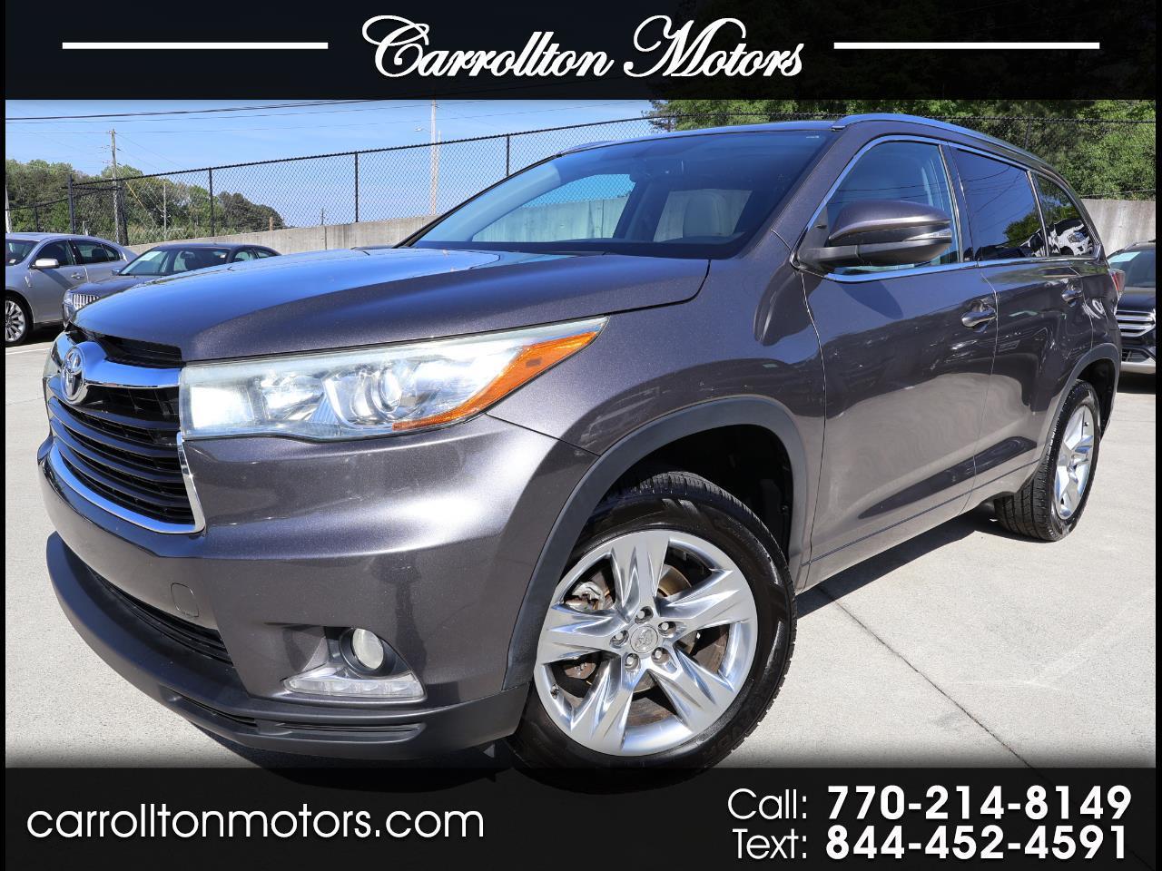 Toyota Highlander Limited FWD V6 2015