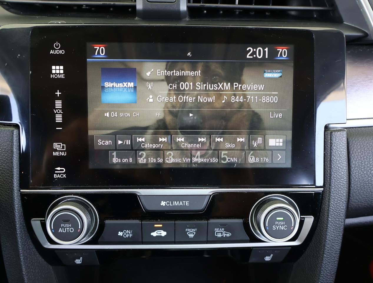 Honda Civic EX-L Sedan CVT 2017