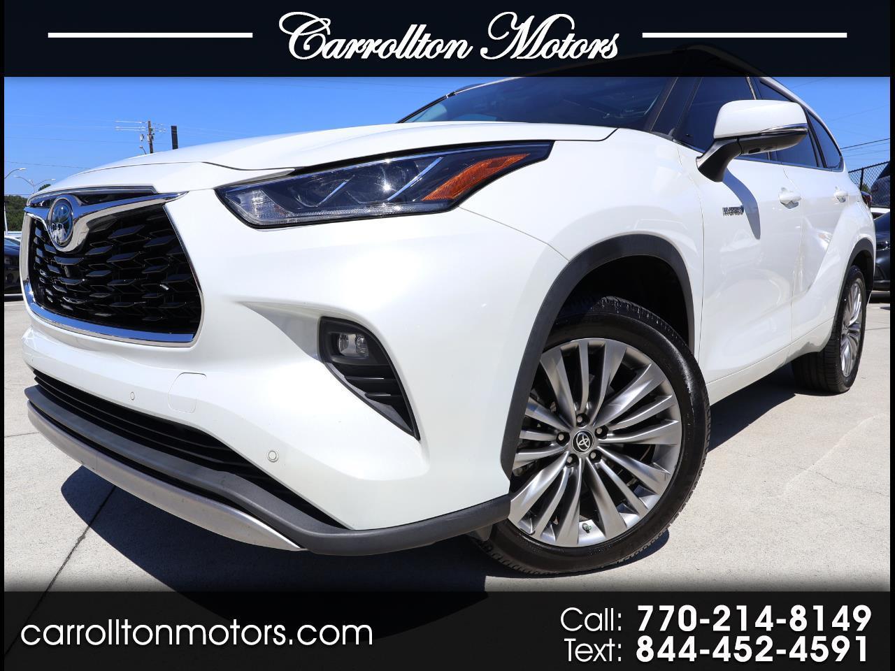 Toyota Highlander Hybrid Platinum 2021