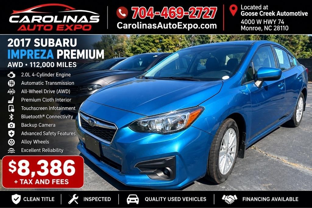 2017 Subaru Impreza 2.0i Premium 4-door CVT