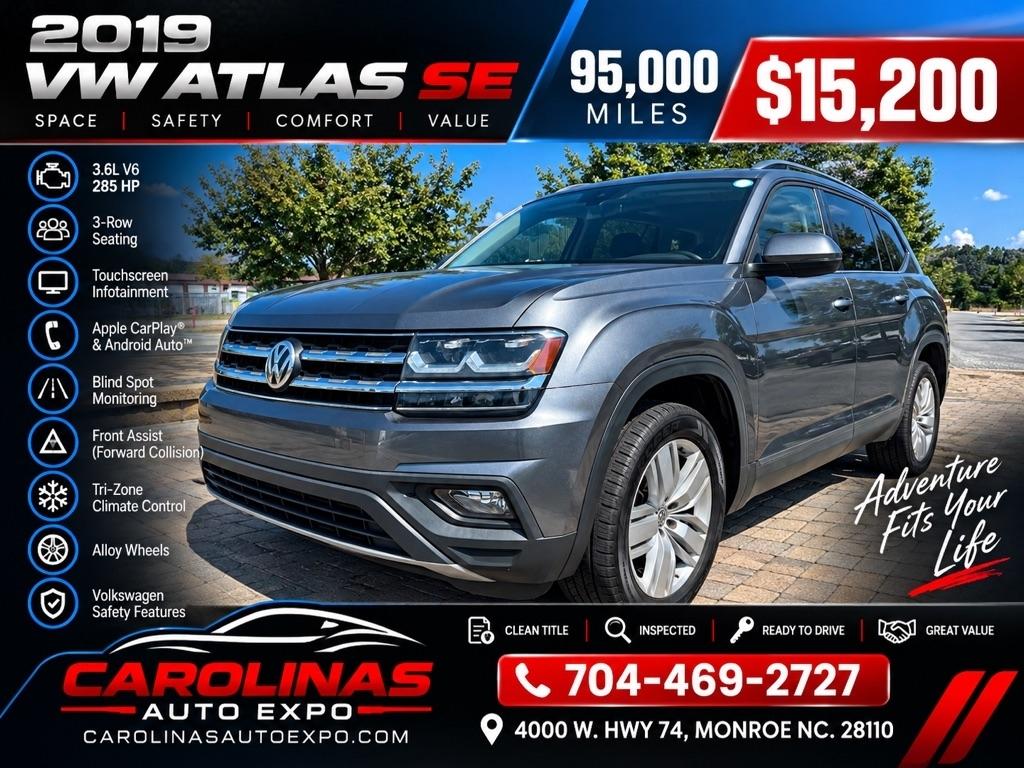 Volkswagen Atlas 3.6L V6 SE w/Technology 4MOTION 2019