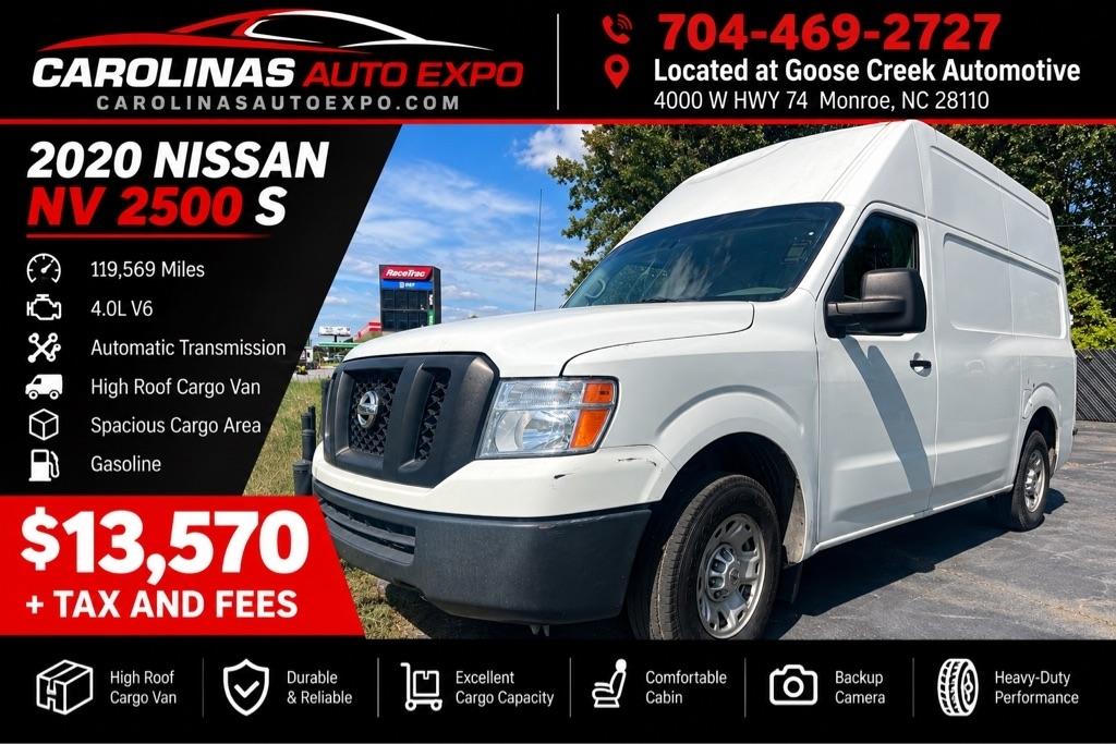 Nissan NV Cargo NV2500 HD High Roof V6 SV 2020